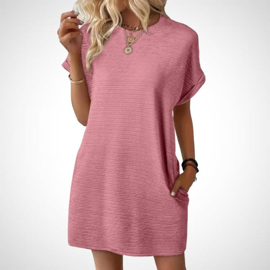 The Minimalist Round Neck Summer Dress