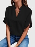 The Elara Soft V-Neck Top