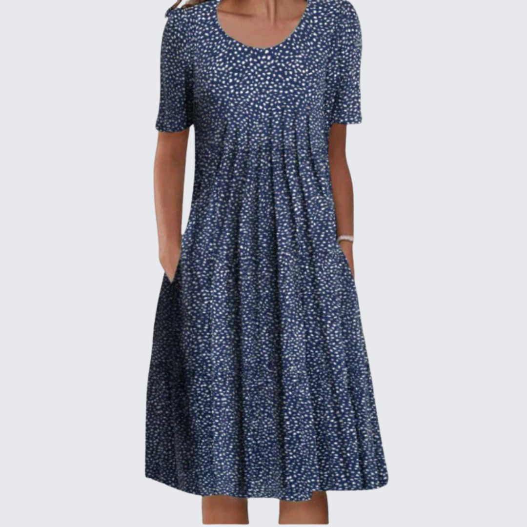 Luna | Effortless Floral Dress with Pockets
