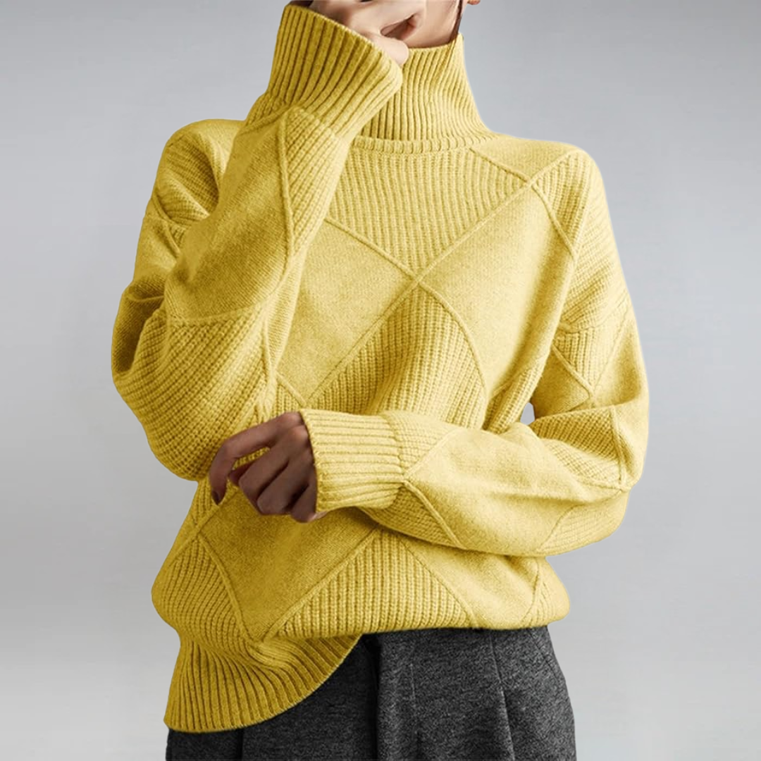 Sophia™ | Luxe Cashmere Turtleneck Sweater
