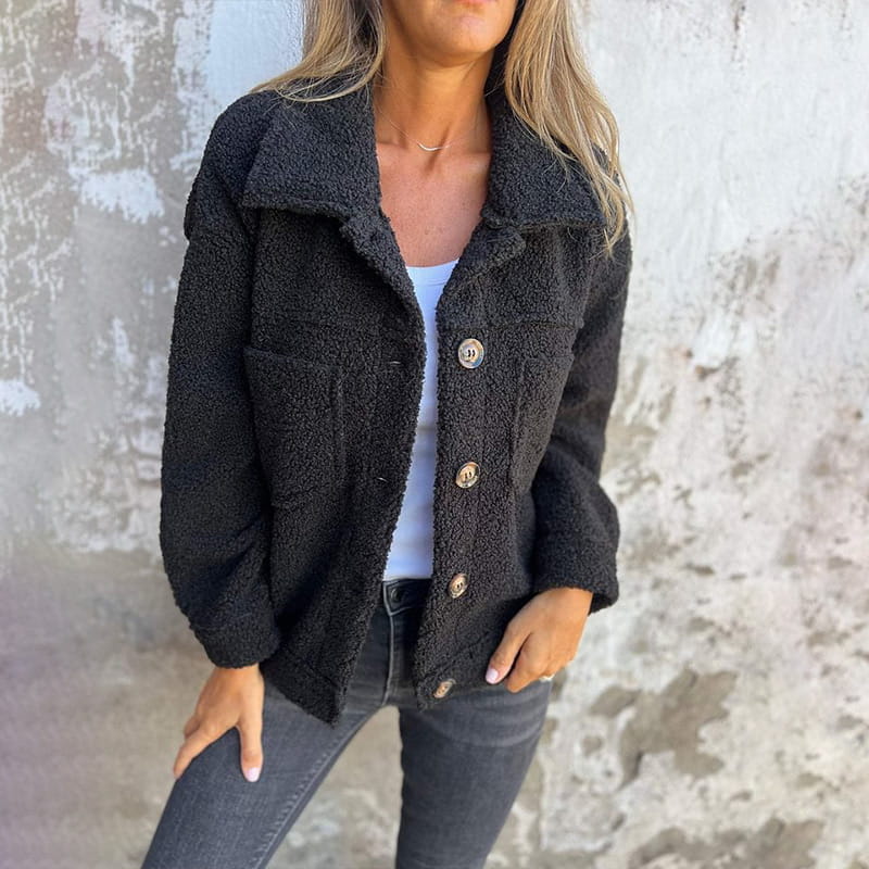 Sage Teddy Fleece Shacket