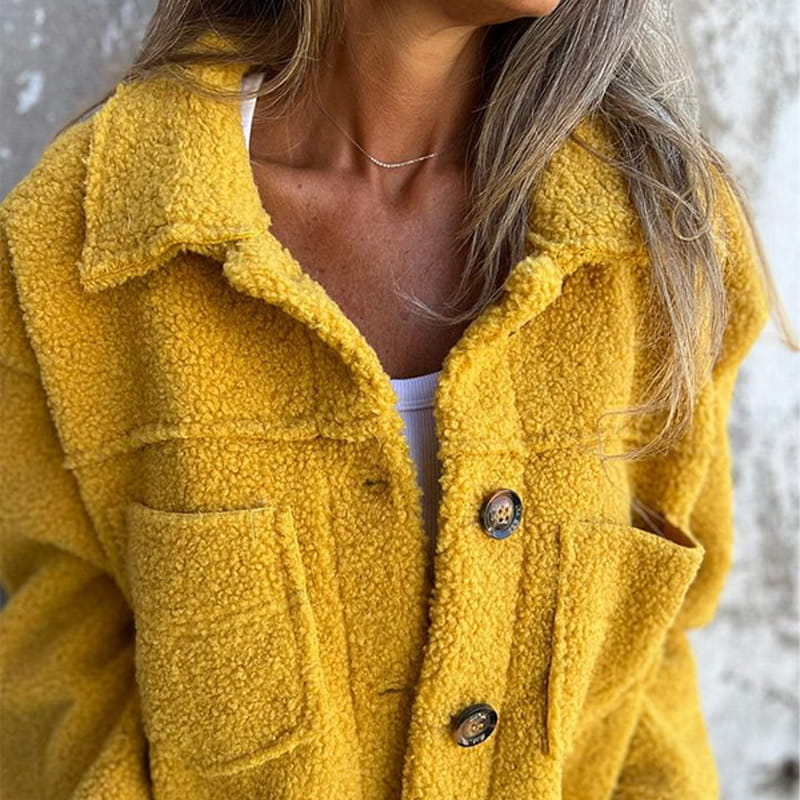 Sage Teddy Fleece Shacket
