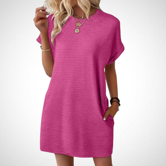 The Minimalist Round Neck Summer Dress