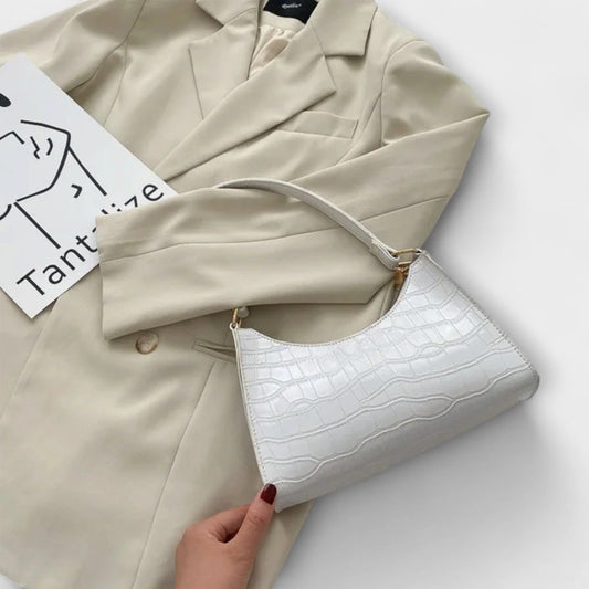 Nova Croc Shine Shoulder Bag