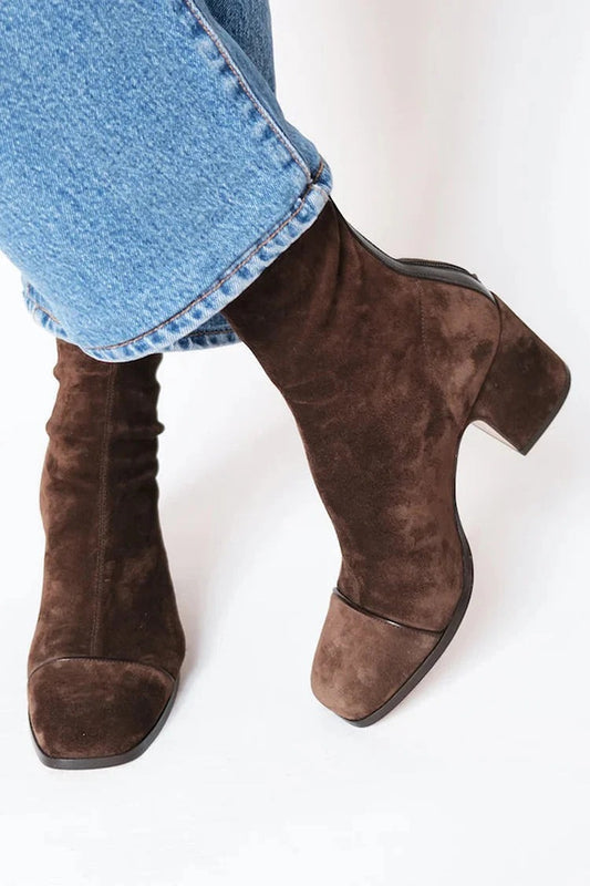 Square Toe Heeled Boots
