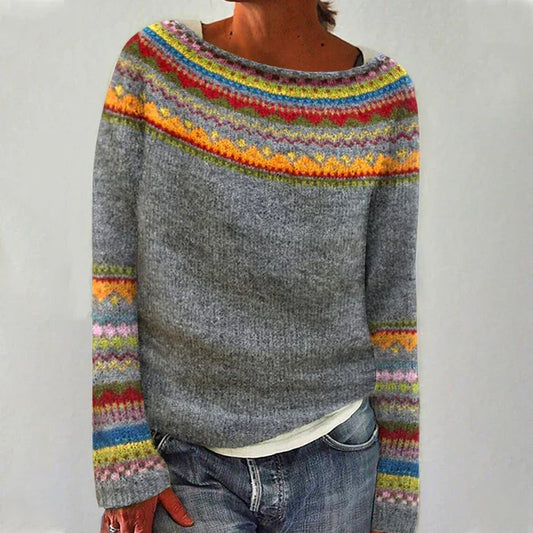 Hazeel | Retro Fall Sweater